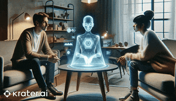 Talking Artificial Intelligence GIF by Krater.ai