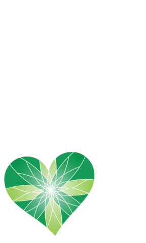 Green Heart Sticker by Formula Botanica