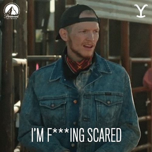 Scared Paramount Network GIF by Yellowstone