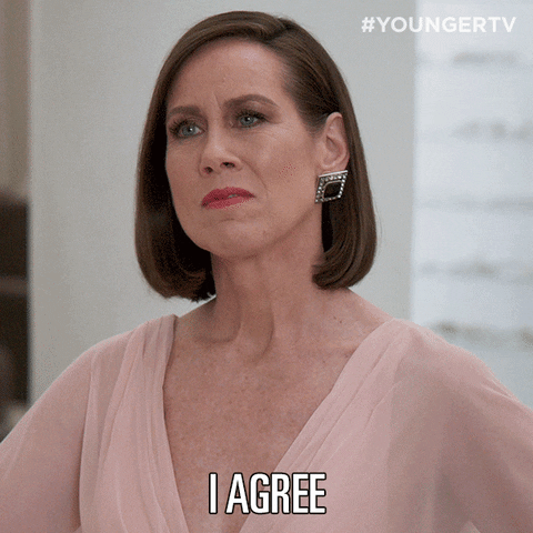 Tv Land Agree GIF by YoungerTV