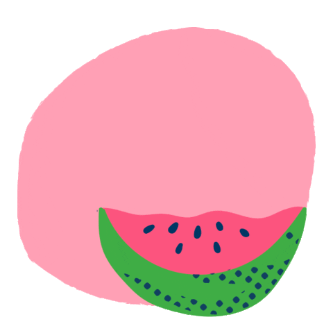 Watermelon Sticker by Menos 1 Lixo