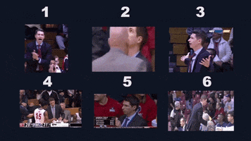 angry college basketball GIF by Robert Morris University Athletics