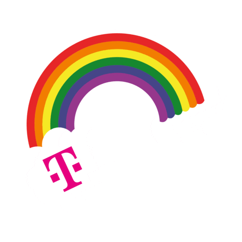 Rainbow Love Sticker by Magenta