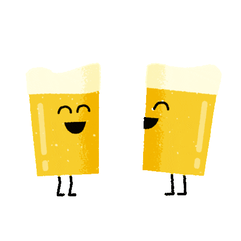 Cheers Sticker by Coronel