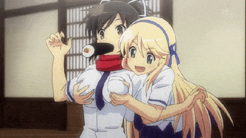 Anime boob grabbing! | Anime Amino