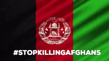 I Am Burning Afghanistan Flag GIF by Kresnt