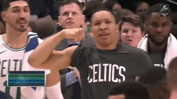 Flexing Boston Celtics GIF by NBC Sports Boston