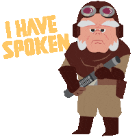 I Have Spoken Sticker by Star Wars