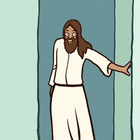 Jesus Easter GIF by MOODMAN
