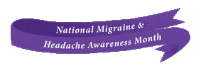 Brain Pain Sticker by American Migraine Foundation