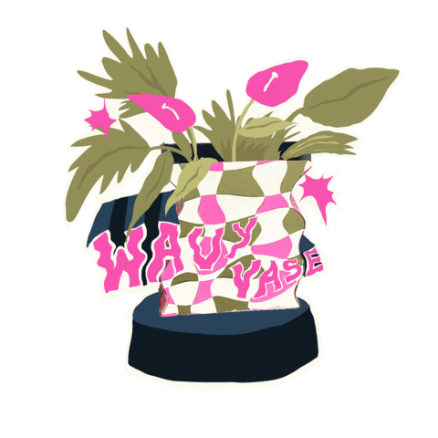 Flower Vase Sticker