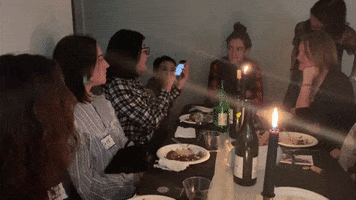 Look At This Dinner Party GIF by Quilt