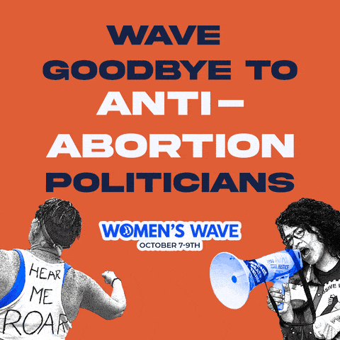 Wave goodbye to greedy, transphobic, racist, anti-abortion politicians
