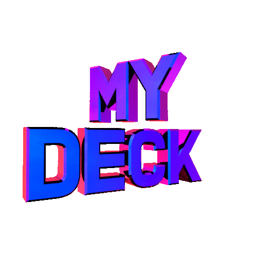My Deck Sticker by UVISUAL STUDIO