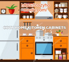 Cozy Home Kitchen Cabinets GIF