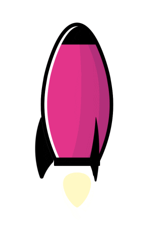 Rocket Universe Sticker by GENERATOR HdM Startup Center