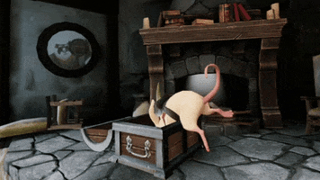 TidyMice wiggle mouse moss quill GIF