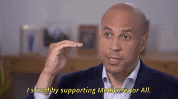 Cory Booker Medicare For All GIF