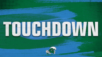 Football Touchdown GIF by GreenWave