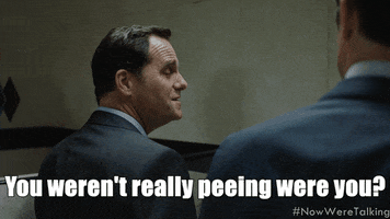 Peeing Pee Pee GIF by NOW WE'RE TALKING TV SERIES