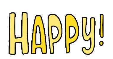 Happy Made Up Sticker by Mellow Doodles