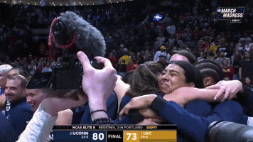 Womens Basketball Hug GIF by NCAA March Madness