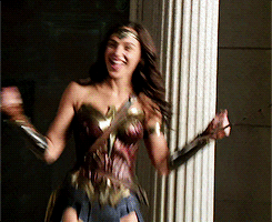 Happy Wonder Woman GIF
