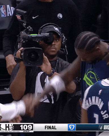 Nba Handshake GIF by Minnesota Timberwolves