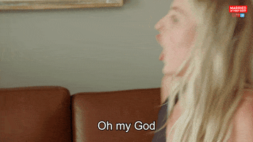 Oh My God Reaction GIF by Married At First Sight