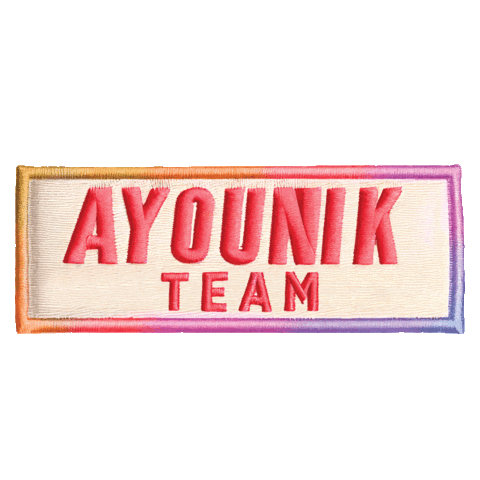 Team Sticker by Ayounik by Damia Frangie