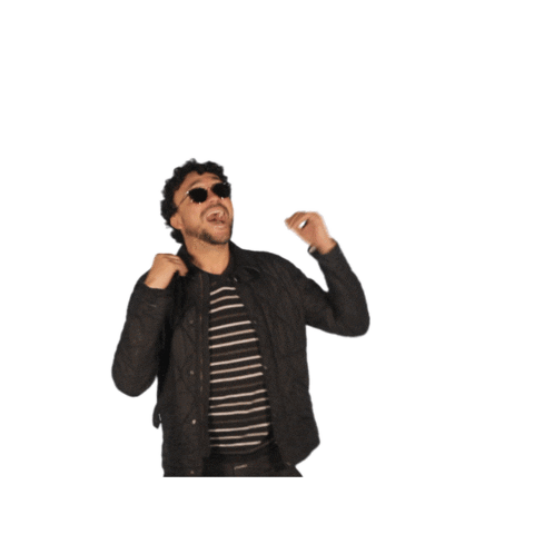 Excited Shout Out Sticker by Andrés Cepeda