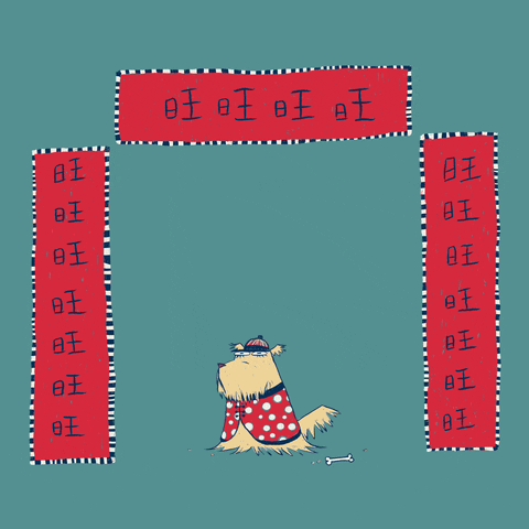 Chinese New Year Animation GIF by MaureenKuo