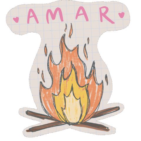 Doodle Amar Sticker
