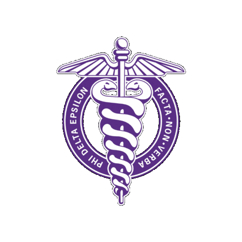 Phi Delta Epsilon Medical Fraternity Sticker