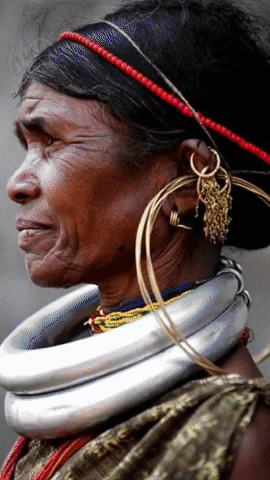 ayshabilgrami women jewelry earrings tribal GIF