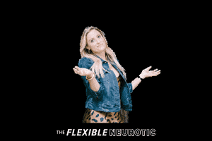 theflexibleneurotic mom podcast huh idk GIF