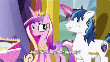 mariusioannesp mlp shining armor cadance a flurry of emotions GIF