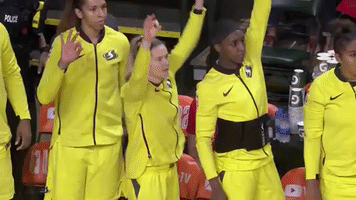 Oh Yeah Reaction GIF by WNBA