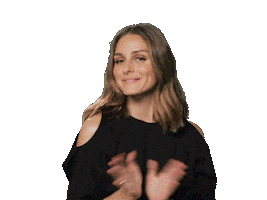 Excited Clapping Sticker by Olivia Palermo