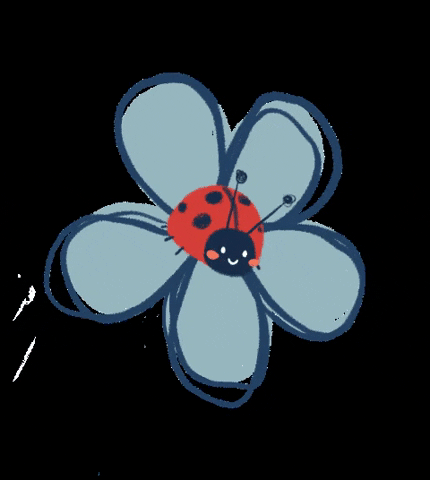 Judy_Rotter ladybug springtime cute bug judyrotter GIF