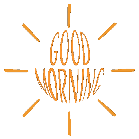 Good Morning Sticker