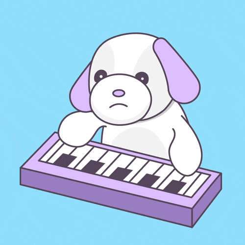 Piano Keyboard GIF by Jessica Lau Find & Share on GIPHY