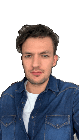 David Goller Thumbs Up Sticker by Playboy Deutschland