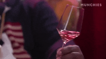 munchies drink cheers wine rose GIF