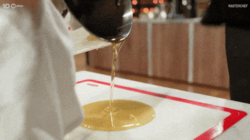 Caramel Pouring GIF by MasterChefAU