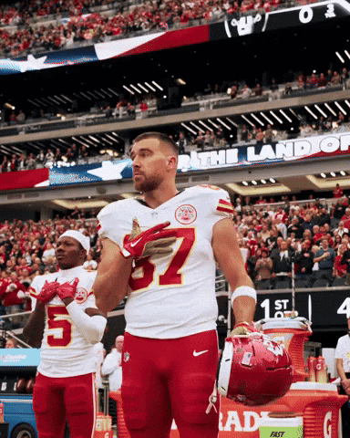 Travis Kelce Football GIF