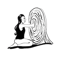 Girl Sticker