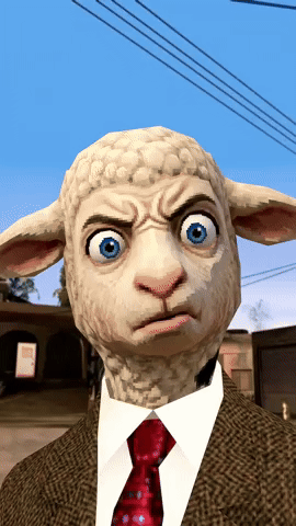 Cordeiro Devocional GIF