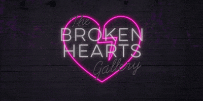 Broken Heart Neon GIF by The Broken Hearts Gallery