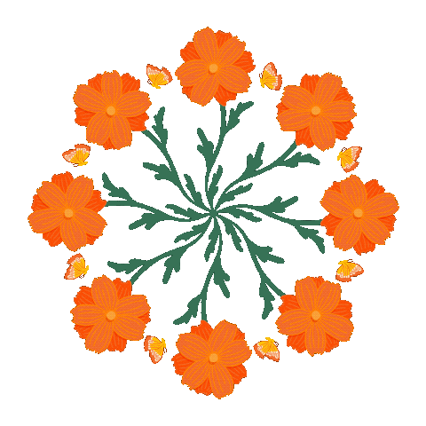 Flower Sticker